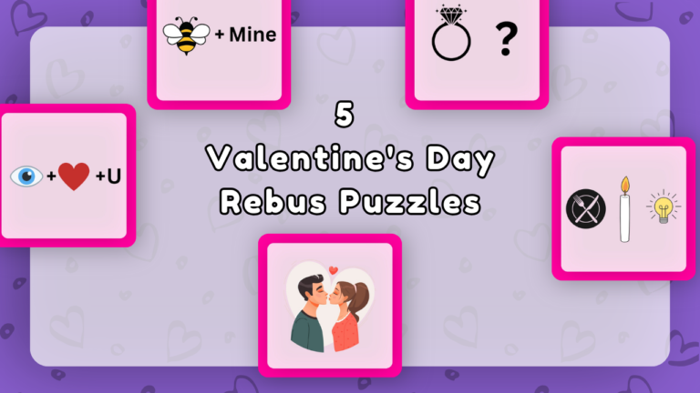 Valentine's Day Rebus Puzzles