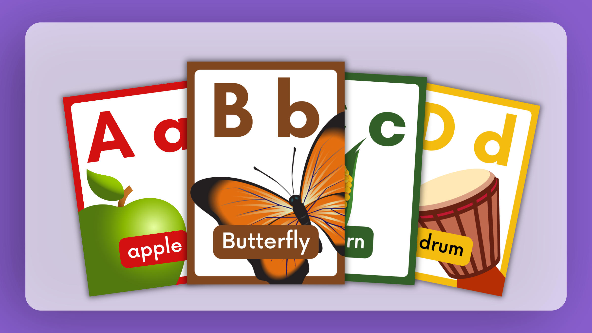 A to Z Alphabet Flash Cards PDF