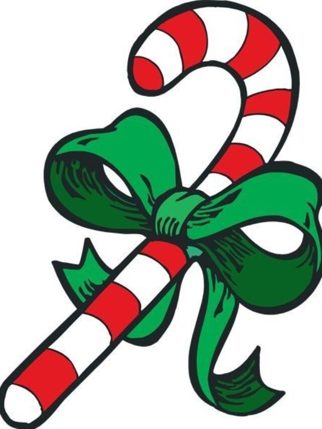 candy cane template free printable