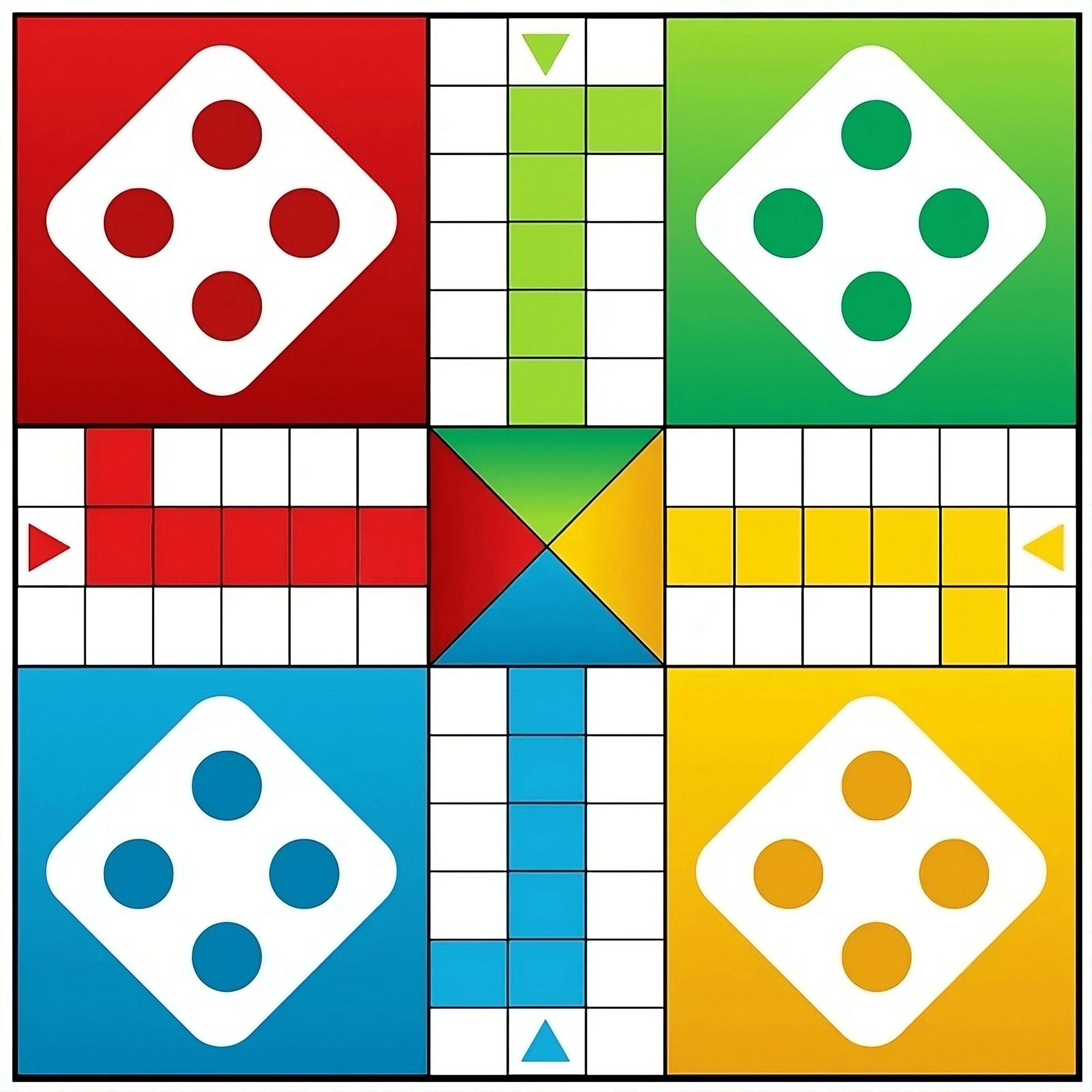 Ludo Game Board Printable