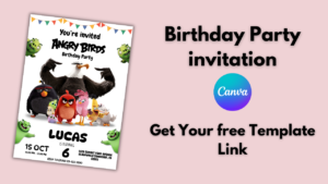 Angry Birds Birthday Invitations