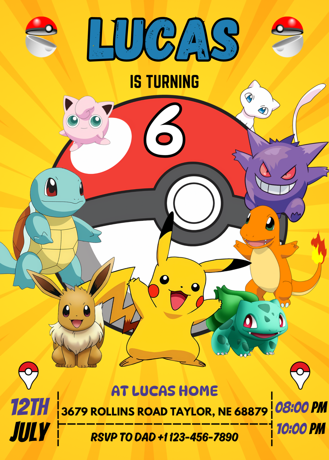 canva-free-printable-pikachu-birthday-invitations