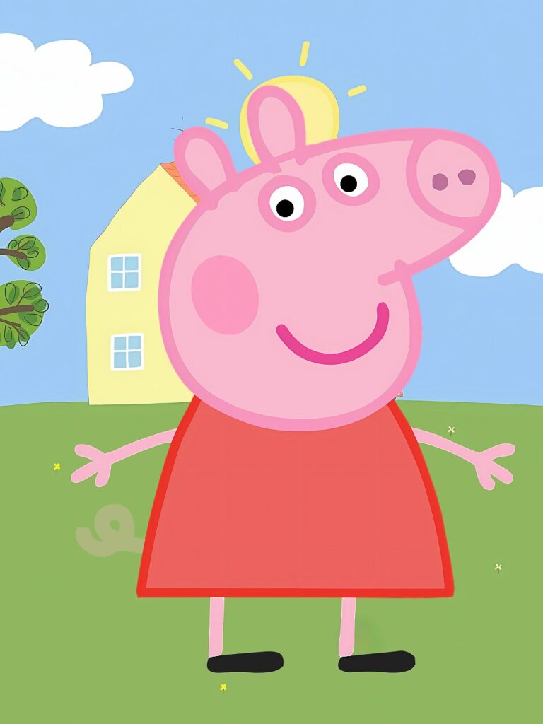 Pin the tail on peppa pig